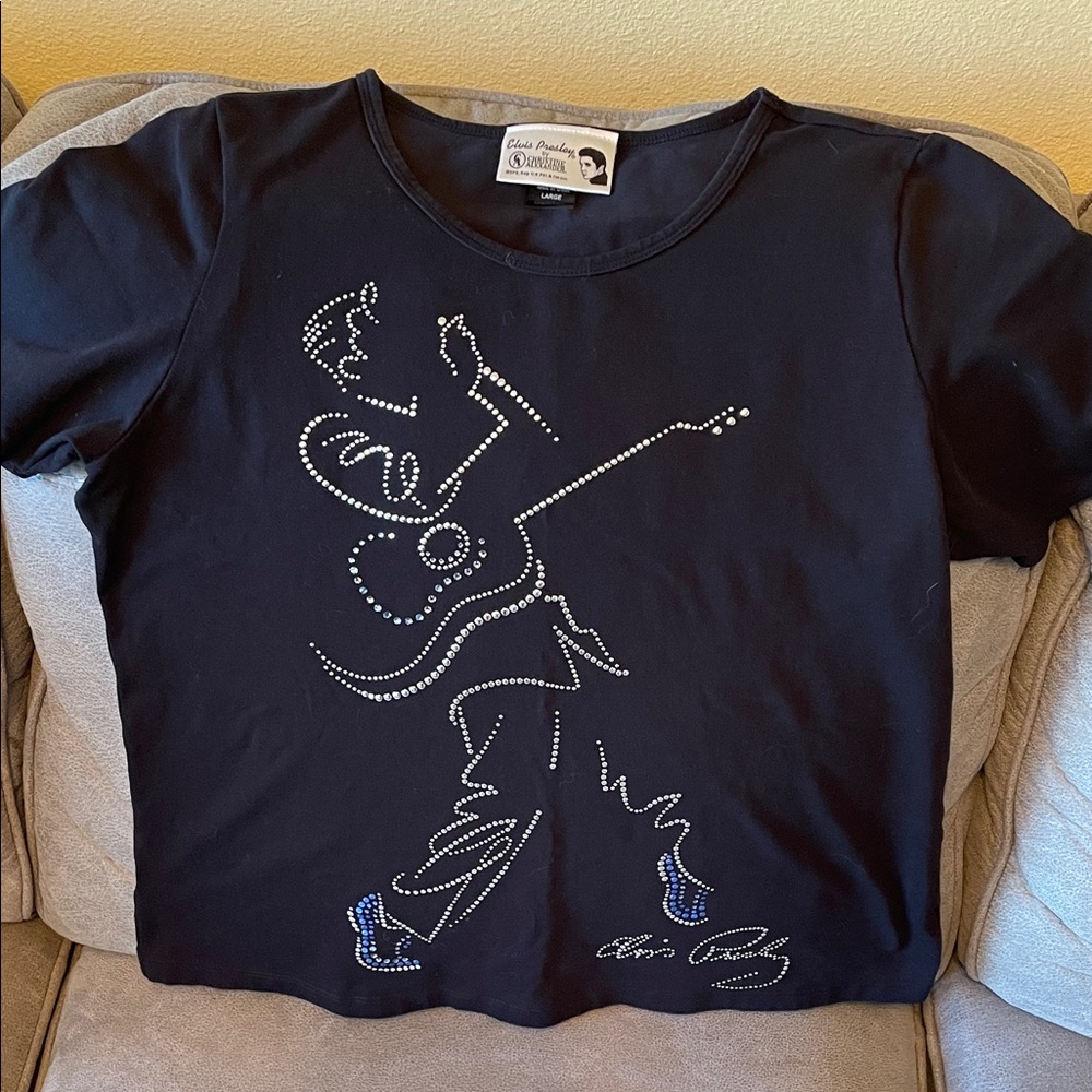 Christine Alexander Elvis Presley Women’s T-Shirt Size Large